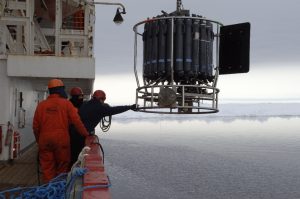 People doing science in Antarctic